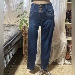 Elegant Dark Blue Skinny Jeans
